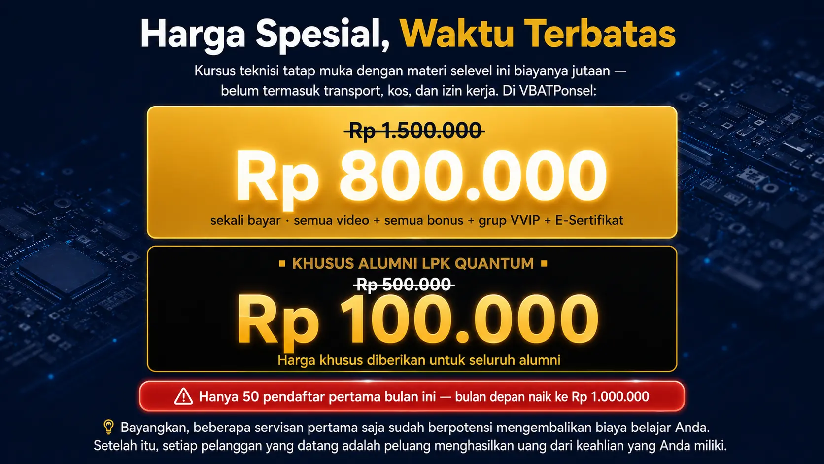 Bonus dan Harga